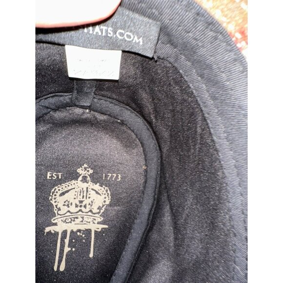 Christys London Wool Felt Fedora Hat With Toggle Accent Unisex One Size Beige & - Picture 8 of 9